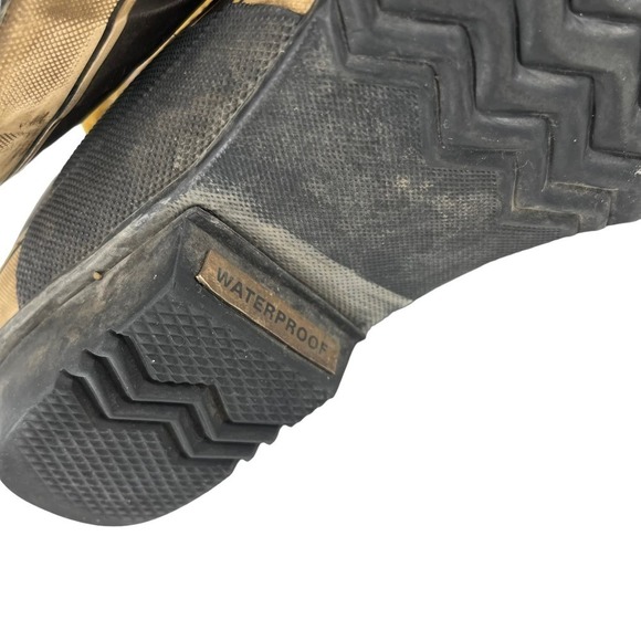 Sorel Boots Sorelli Quilted Wool‎ Green Brown Waterproof Women’s 10 main image 13